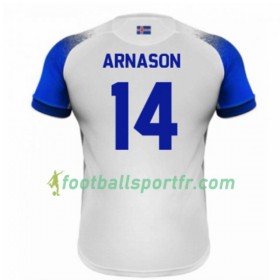 Tenue Islande Arnason 14 Exterieur Coupe du monde 2018 Maillot de Foot